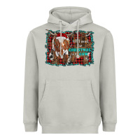 Moon Dust all i want for christmas is a cow longhorn Heavyweight Hoodie - RanaPortraitStore
