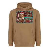 Toasted Coconut all i want for christmas is a cow longhorn Heavyweight Hoodie - RanaPortraitStore
