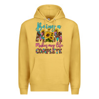 Antique Gold being a mom makes my life complete Premium Hoodie - Artiststas
