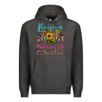 Charcoal Heather being a mom makes my life complete Premium Hoodie - Artiststas