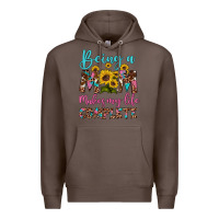 Coffee being a mom makes my life complete Premium Hoodie - Artiststas
