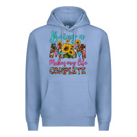 Colony Blue being a mom makes my life complete Premium Hoodie - Artiststas