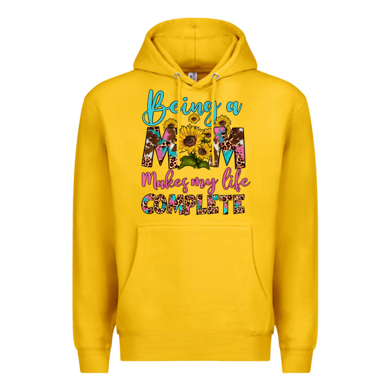 Being A Mom Makes My Life Complete Premium Hoodie by Artiststas | Teevron