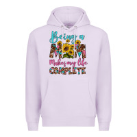 Lilac being a mom makes my life complete Premium Hoodie - Artiststas