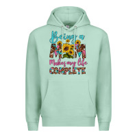 Seafoam being a mom makes my life complete Premium Hoodie - Artiststas