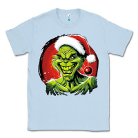 Dusty Blue Grinch Classic Tee - Unal Design