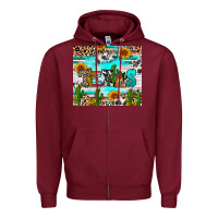 Burgundy texas Zipper Hoodie - RanaPortraitStore