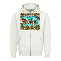 Oatmeal Heather texas Zipper Hoodie - RanaPortraitStore