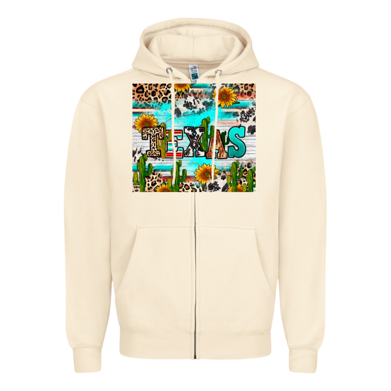 Texas Zipper Hoodie by RanaPortraitStore | Teevron