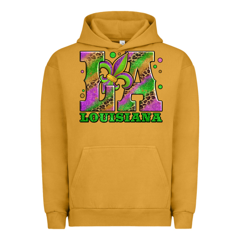 Mardi Gras Louisiana Fleur De Lis Urban Hoodie by Jasminsmagicworld | Teevron