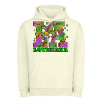 Pigment Pistachio mardi gras louisiana fleur de lis Urban Hoodie - Jasminsmagicworld