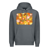 Rock fall pumpkin background Premium Hoodie - AdoDesignShop