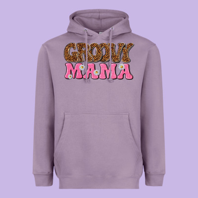 Groovy Mama Heavyweight Hoodie Designed By Texasbilliewilder