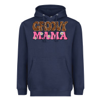 Navy groovy mama Heavyweight Hoodie - texasbilliewilder