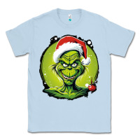 Dusty Blue Grinch Classic Tee - Unal Design