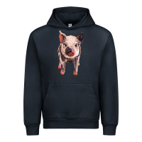 Navy pig Urban Hoodie - BarkalooDesign