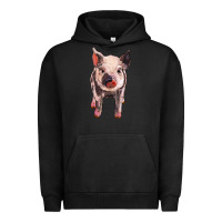 Pigment Black pig Urban Hoodie - BarkalooDesign