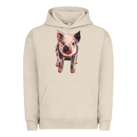 Pigment French Oak pig Urban Hoodie - BarkalooDesign