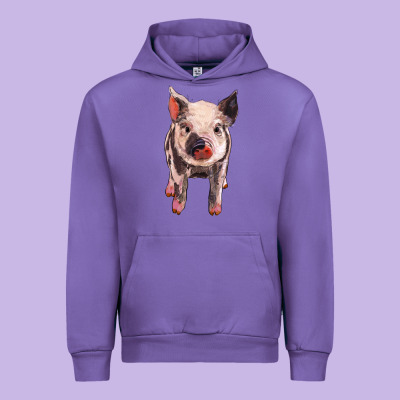 Pig Urban Hoodie Designed By Barkaloodesign