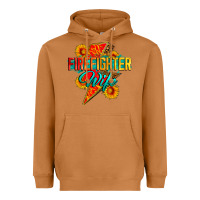 Meerkat firefighter wife with lightning bolt Heavyweight Hoodie - Zillion Design Studio