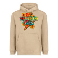 Mushroom firefighter wife with lightning bolt Heavyweight Hoodie - Zillion Design Studio