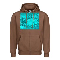 Chestnut turquoise gemstone Zipper Hoodie - RanaPortraitStore