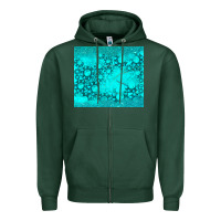 Sports Green turquoise gemstone Zipper Hoodie - RanaPortraitStore