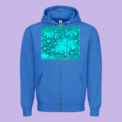 Zipper Hoodie turquoise gemstone