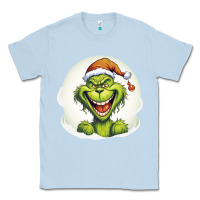 Dusty Blue Grinch Classic Tee - Unal Design