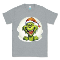 Heather Grey Grinch Classic Tee - Unal Design
