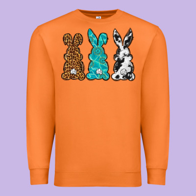 Western Happy Easter Peeps Premium Sweatshirt Designed By Neo Western