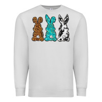 Dove Grey Western Happy Easter peeps Premium Sweatshirt - Neo Western
