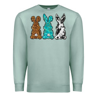 Seafoam Western Happy Easter peeps Premium Sweatshirt - Neo Western