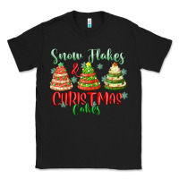 Black snow flakes and christmas cakes Classic Tee - FaDigitalArtStudio