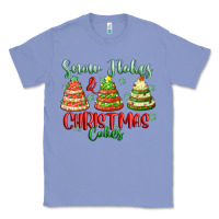 Colony Blue snow flakes and christmas cakes Classic Tee - FaDigitalArtStudio