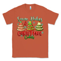 Copper snow flakes and christmas cakes Classic Tee - FaDigitalArtStudio