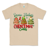 Mushroom snow flakes and christmas cakes Classic Tee - FaDigitalArtStudio
