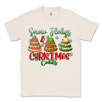 Natural snow flakes and christmas cakes Classic Tee - FaDigitalArtStudio