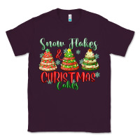 Plum snow flakes and christmas cakes Classic Tee - FaDigitalArtStudio
