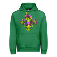 Emerald mardi gras crawfish fleur de lis Urban Hoodie - Jasminsmagicworld
