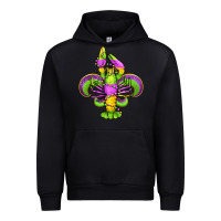 Foreset Green mardi gras crawfish fleur de lis Urban Hoodie - Jasminsmagicworld
