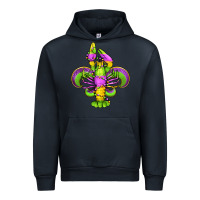 Navy mardi gras crawfish fleur de lis Urban Hoodie - Jasminsmagicworld