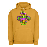 Pigment Peanut Butter mardi gras crawfish fleur de lis Urban Hoodie - Jasminsmagicworld
