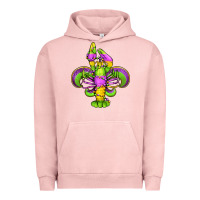 Pigment Salmon mardi gras crawfish fleur de lis Urban Hoodie - Jasminsmagicworld