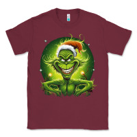 Burgundy Grinch Classic Tee - Unal Design