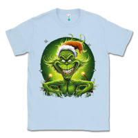 Dusty Blue Grinch Classic Tee - Unal Design