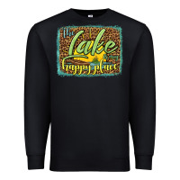 Black the lake is my happy place Premium Sweatshirt - HRA Design Shop