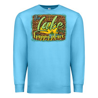 Ocean Blue the lake is my happy place Premium Sweatshirt - HRA Design Shop