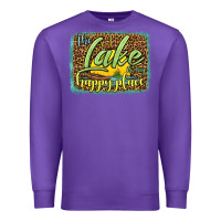 Purple the lake is my happy place Premium Sweatshirt - HRA Design Shop