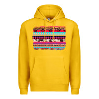 Lemon aztec western leopard cowhide background Premium Hoodie - AdoDesignShop